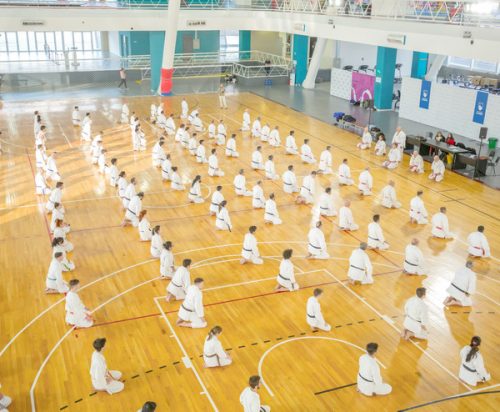 Más de 150 karatecas de todo el país entrenaron y se capacitaron en la ULP