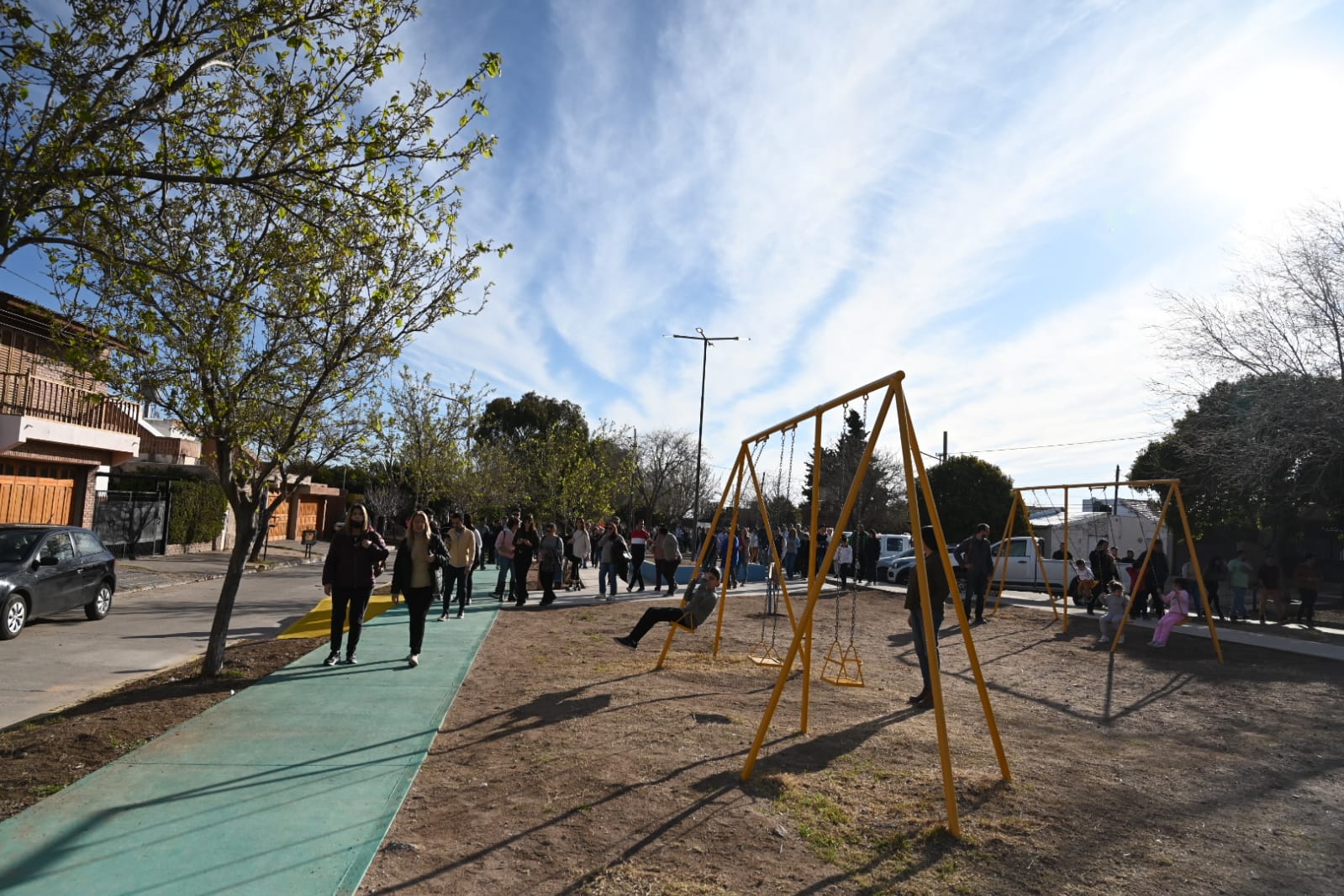 Los vecinos disfrutan de un nuevo parque en el corazón del Barrio AMPPyA