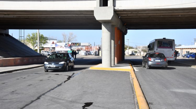 Tránsito más fluido en la ciudad capital: habilitaron la circulación por debajo del puente Favaloro