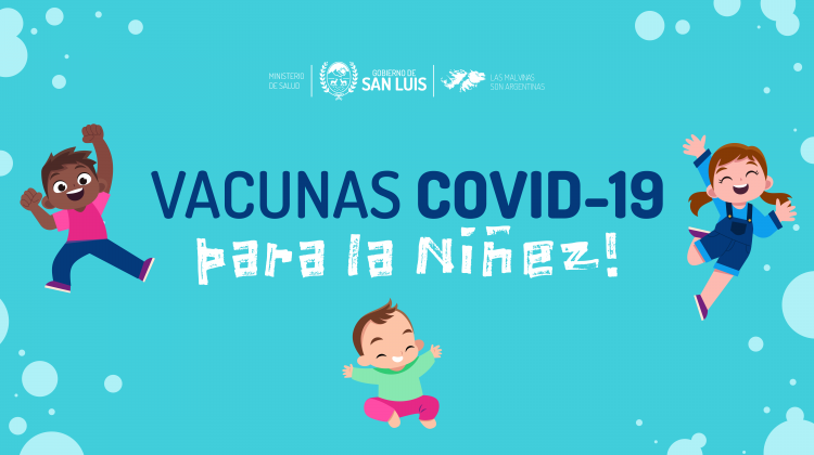 Este viernes se vacunará en varios lugares de la provincia a niñas y niños desde los 6 meses de edad