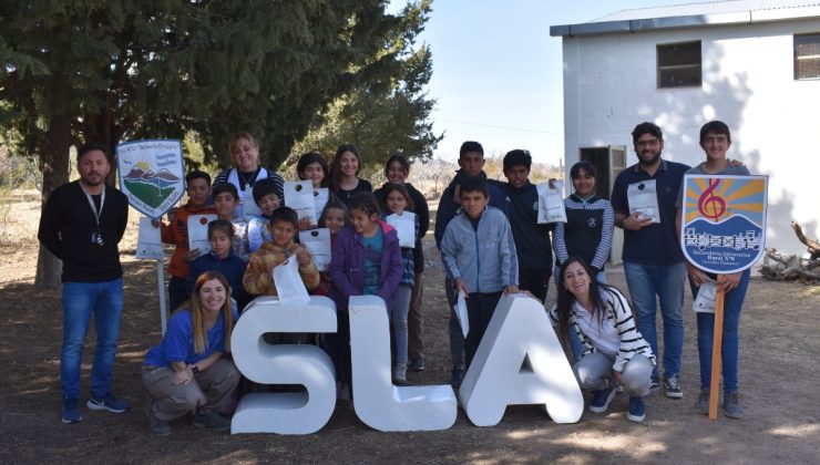 San Luis Agua visitó la Escuela Generativa Rural N° 9 “Acordes Puntanos” de El Suyuque