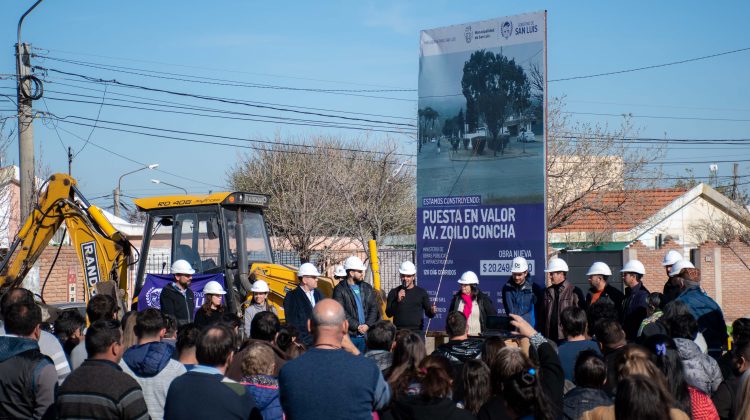 Felicidad en el barrio: repavimentan y embellecen la avenida Zoilo Concha