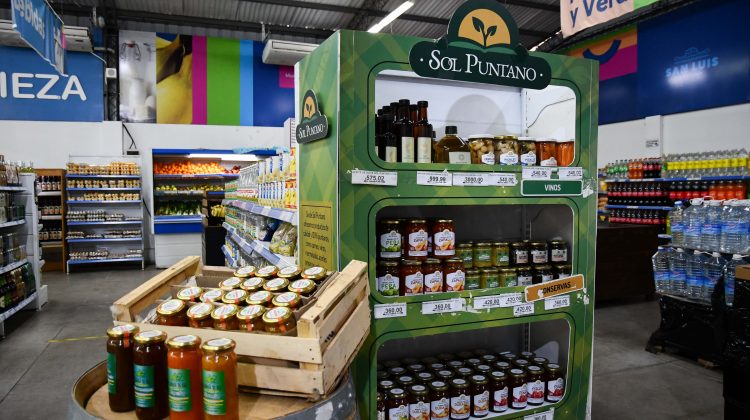 Los productos de Sol Puntano presentes en el Mercado Municipal