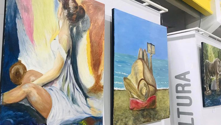 Nave Cultural: La “Expo Pintura al Óleo” exhibe alrededor de 100 obras de arte