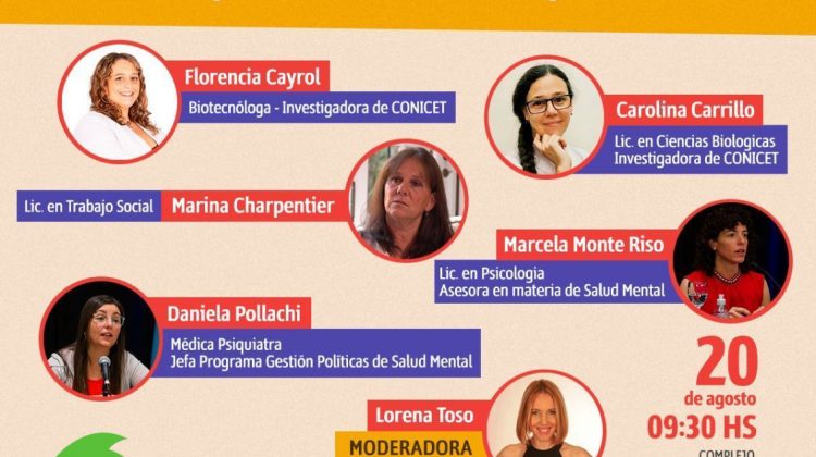 “Ciencia y Salud” es el eje que se abordará este sábado en Mujeres Protagonistas