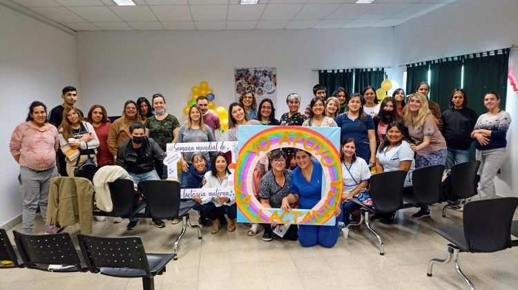 Semana Mundial de la Lactancia Humana en el hospital de Merlo 