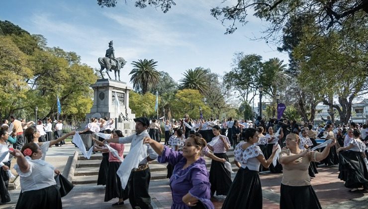 “Sueños del Arte” realizó una nueva presentación artística en el centro de la ciudad