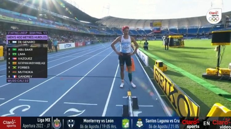 La participación de Bruno De Genaro en el Mundial de Atletismo finalizó con nuevos récords