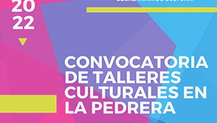 Lanzaron una convocatoria para dictar talleres culturales en La Pedrera