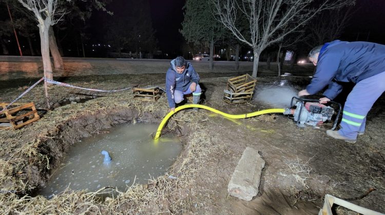 Reparan un caño que abastece de agua a La Punta: ya rige un operativo de emergencia