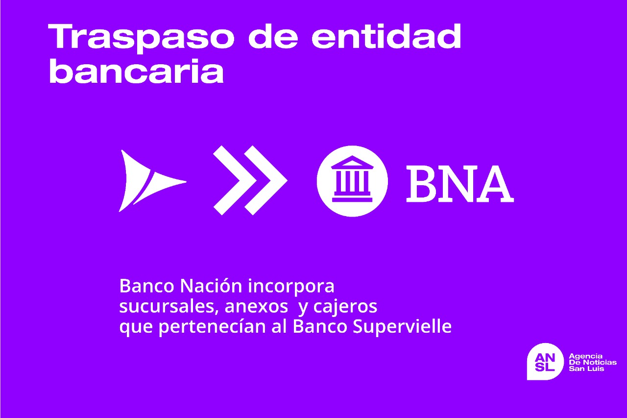 Este martes comenzó el traspaso de 14 sucursales y 2 anexos del Supervielle al Banco Nación