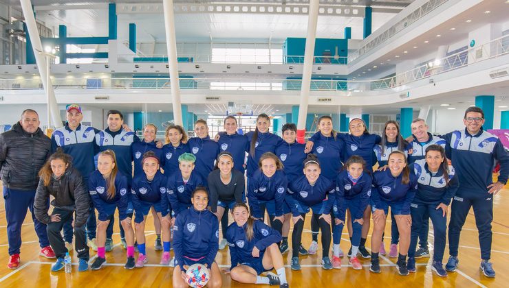 “La Máquina” de fútbol femenino nacional entrenó en el Campus ULP