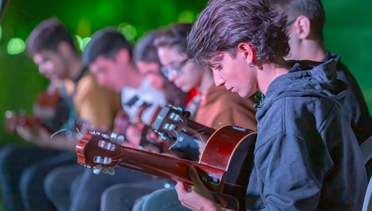 El Septeto de la ULP se presentó en un recital de música cuyana