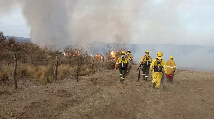 Controlaron el incendio en cercanías de Donovan 