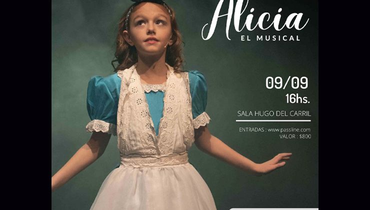 Este viernes “Alicia, el musical” sube a escena a la ciudad de San Luis