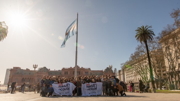 “De tu paraje al Colón”: en el segundo día los chicos hicieron un city tour por la ciudad de Buenos Aires