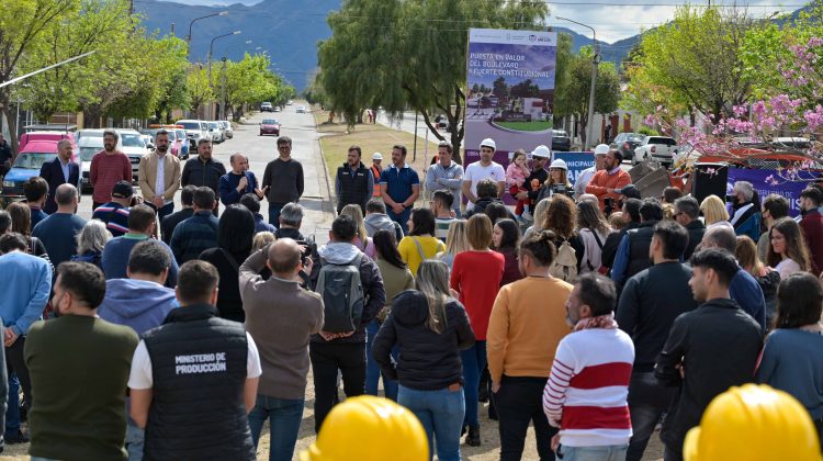 Más obras urbanas para los vecinos del noreste de la ciudad de San Luis