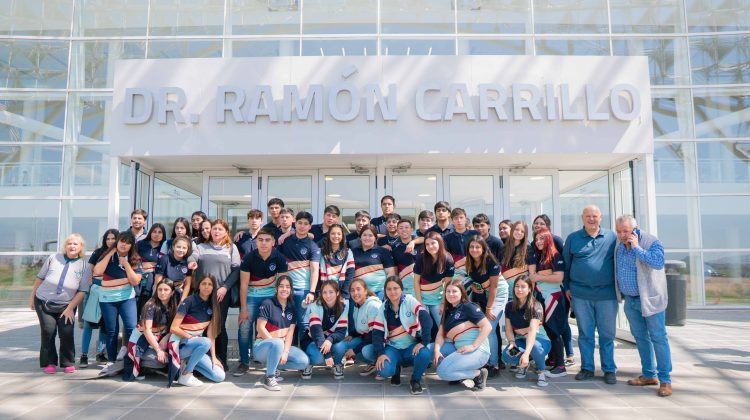 Alumnos de Concarán visitaron el Hospital Central “Dr. Ramón Carrillo”