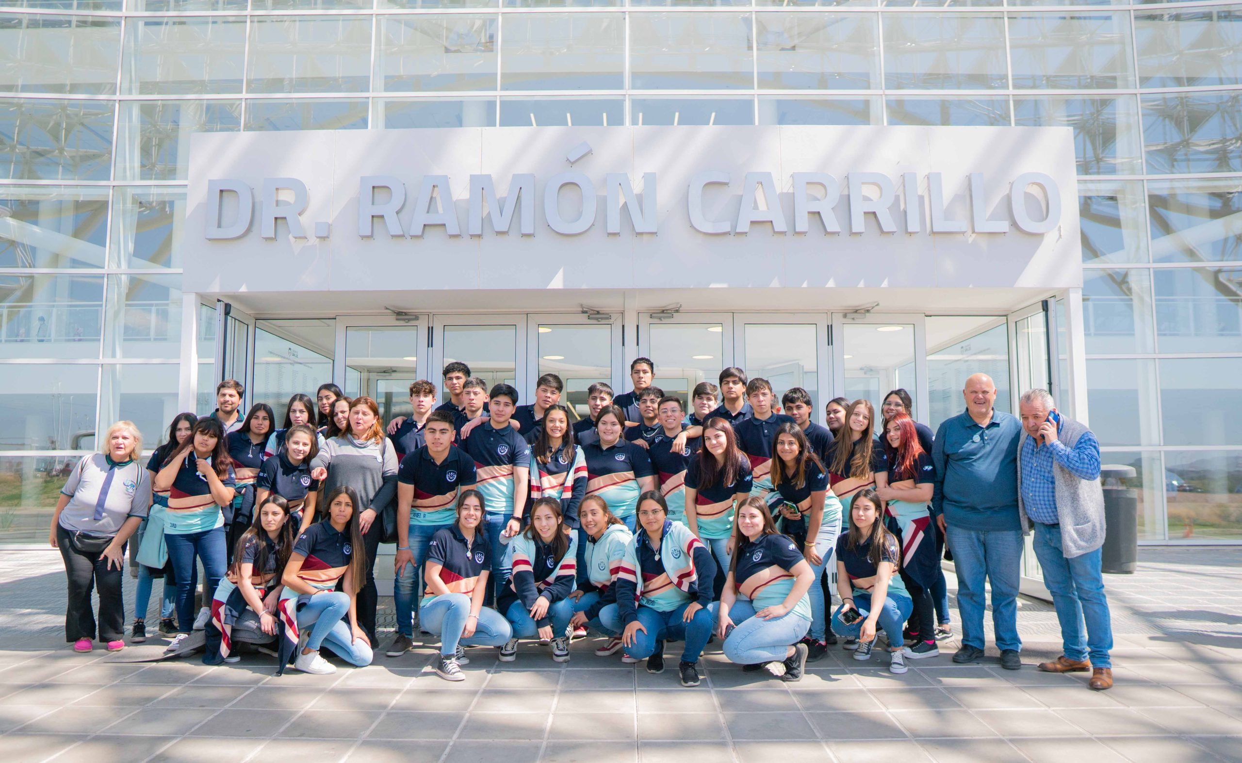 Alumnos de Concarán visitaron el Hospital Central “Dr. Ramón Carrillo”