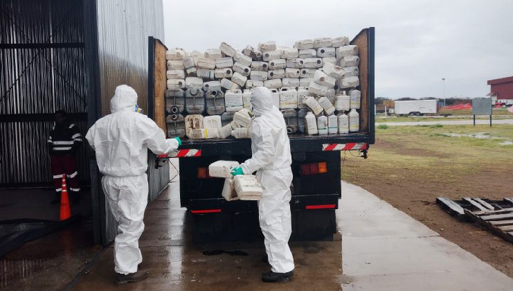 Se realizó la primera recepción de envases fitosanitarios vacíos en Villa Mercedes