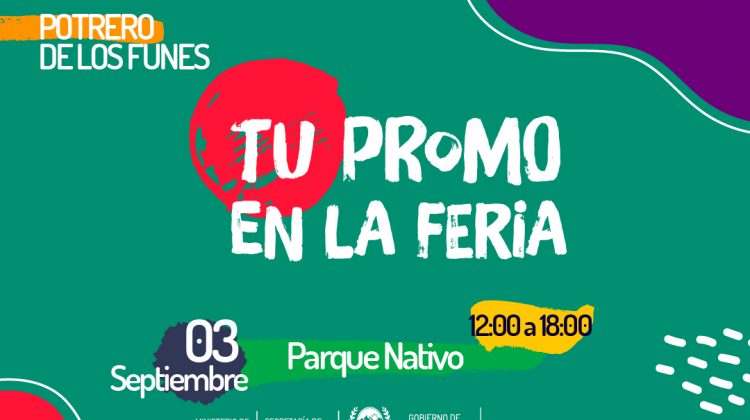 Las promos venderán sus productos en el Parque Nativo de Potrero de los Funes