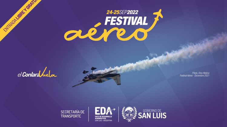 Vuelve el Festival Aéreo que une a todas las familias de San Luis