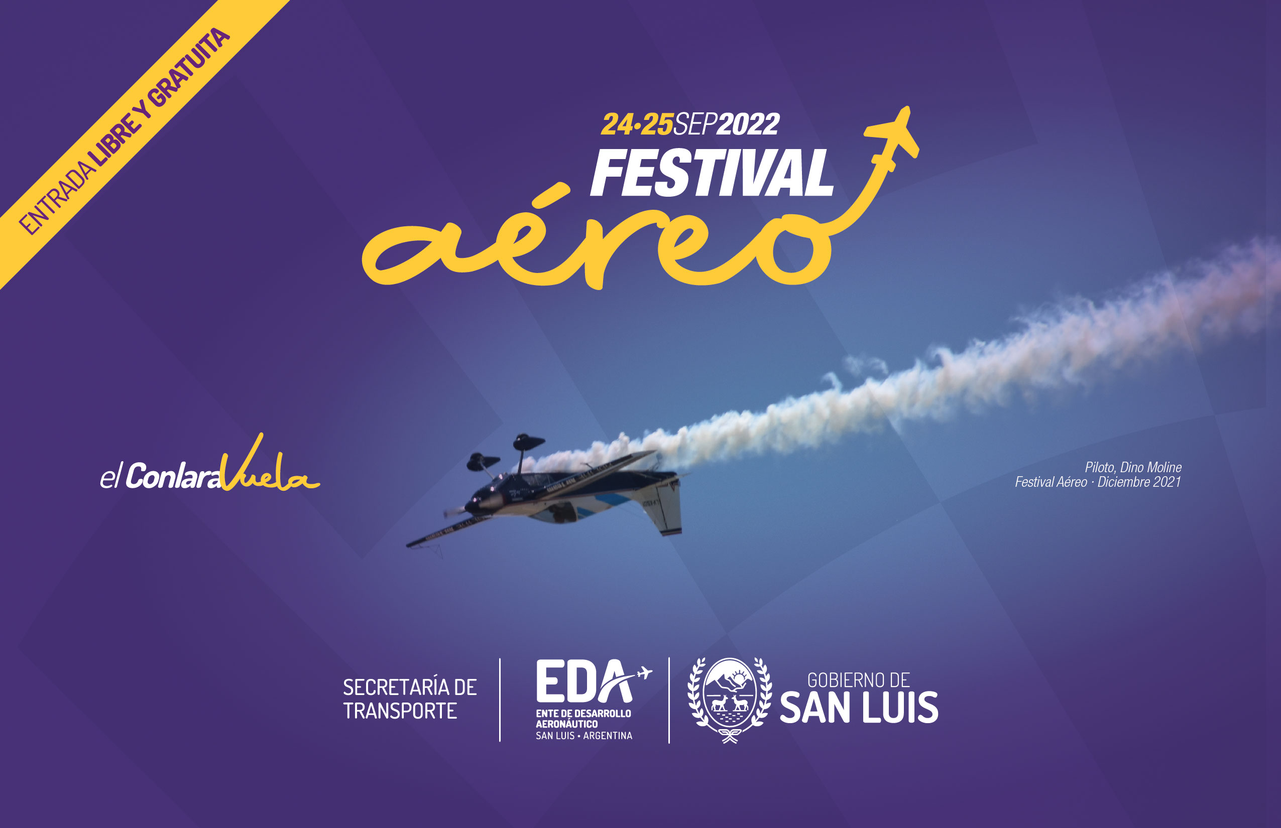 Vuelve el Festival Aéreo que une a todas las familias de San Luis