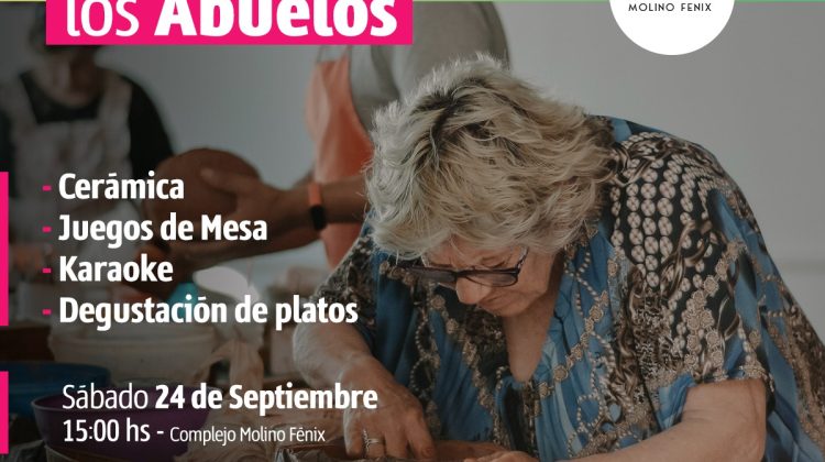 Llega otro sábado de alegría para la “Tarde de los Abuelos” en el Complejo Molino Fénix