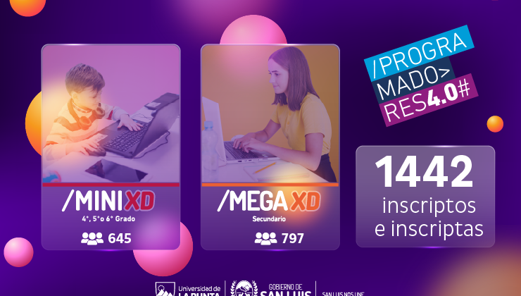 Más de 1400 chicos ya participan de Mini y Mega Programadores