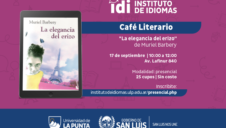 Este sábado será el primer Café Literario presencial del año