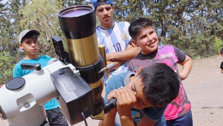 “Cielos de San Luis” llegó al paraje Villa Salles