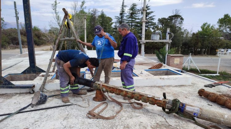 San Luis Agua sustituyó un sistema de bombeo en Villa de Merlo