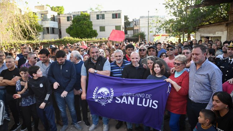 Comenzó la construcción de una escuela modelo en el barrio “Santa Rita de Casia” de Villa Mercedes