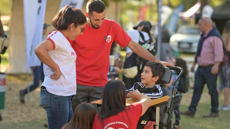 Desarrollaron una jornada de kinesiología y equinoterapia en la tradicional Expo Rural San Luis