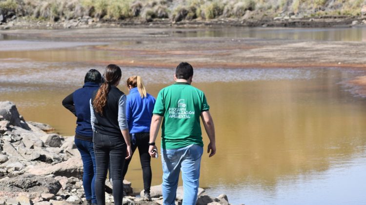 San Luis Agua realizó una inspección preventiva en el dique La Florida