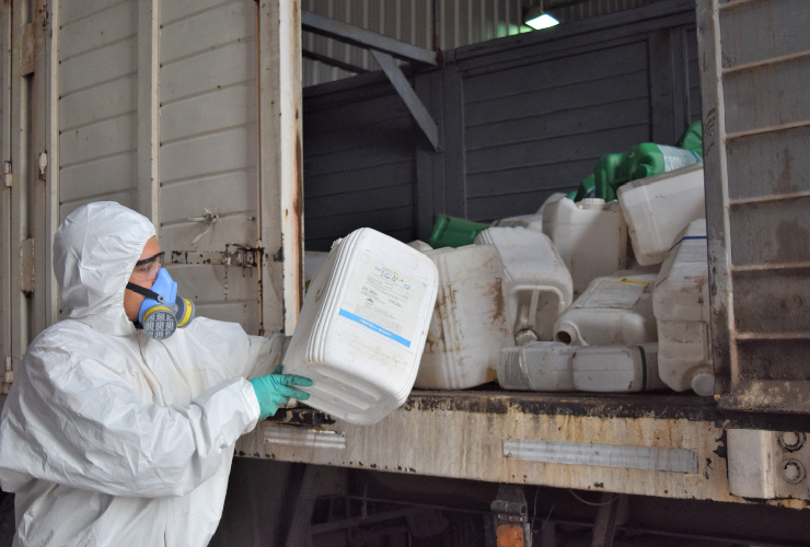 Campaña de recepción de envases vacíos de fitosanitarios: se recuperaron más de 2600 bidones que serán reciclados y reutilizados