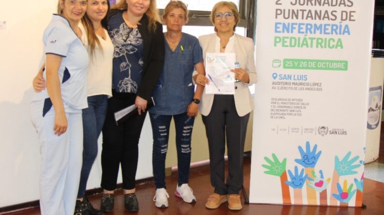 La ministra Dávila en la apertura de las Segundas Jornadas Puntanas de Enfermería Pediátrica