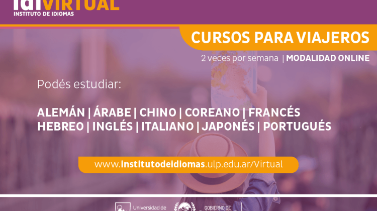 El Instituto de Idiomas de la ULP dicta cursos para viajeros