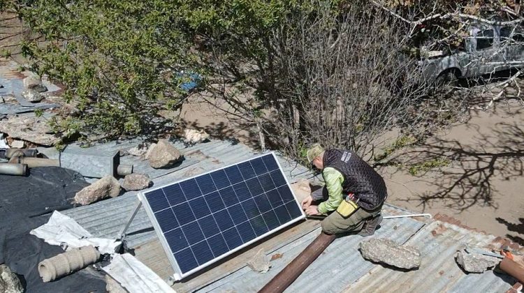 En lo profundo de la Puntanidad, se iluminó la vida de otro poblador rural