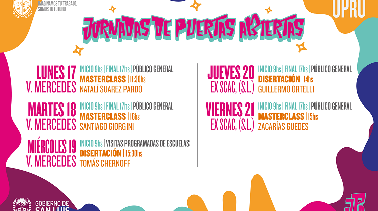 Este lunes comienzan las jornadas de puertas abiertas en la UPrO