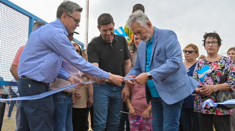 Obras hídricas que mejoran la calidad del agua en Buena Esperanza 