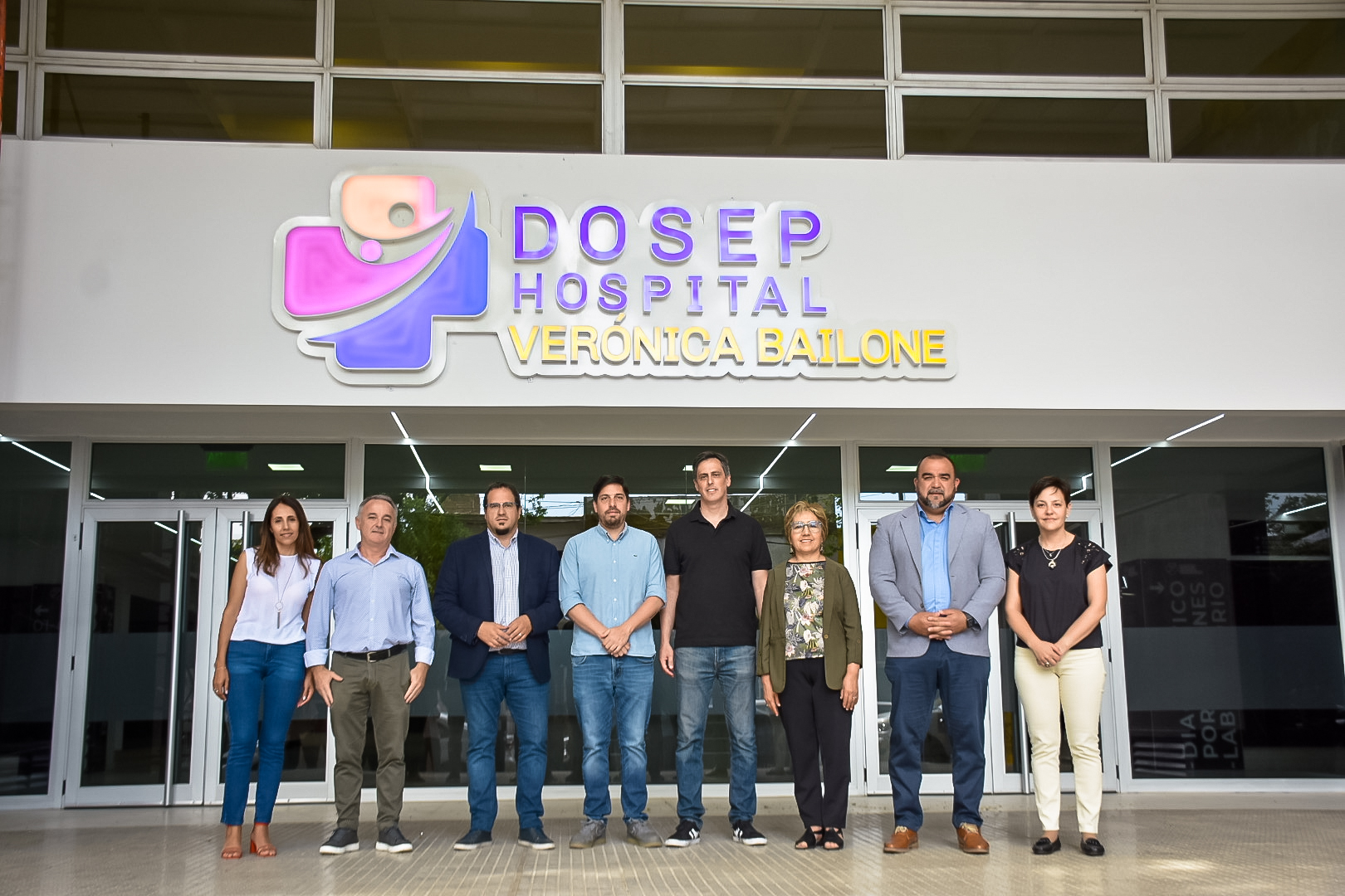 Autoridades de salud y del Ejecutivo recorrieron la clínica de DOSEP en Villa Mercedes