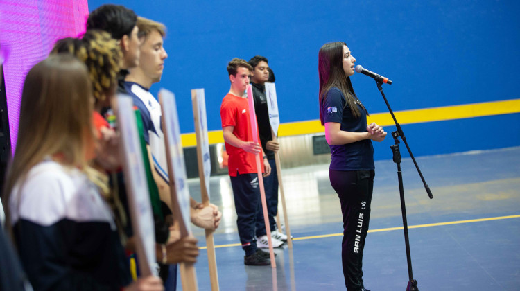 Inauguraron el Torneo Panamericano de Pelota Vasca Sub 23