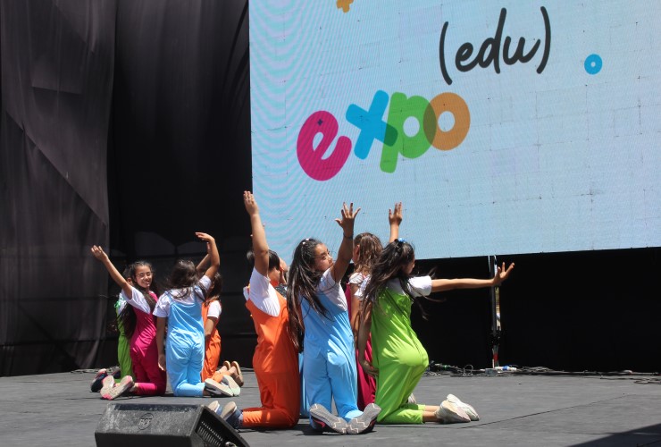 Expo Edu: las escuelas se lucieron en el plano artístico