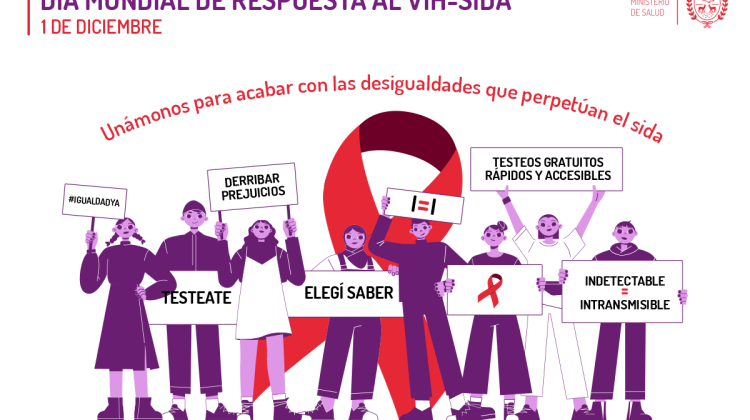 Este 1° de diciembre se conmemora el Día Mundial de Respuesta al VIH-SIDA