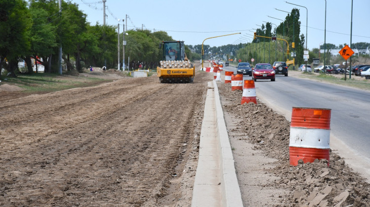 Villa Mercedes progresa con obras para una mejor transitabilidad