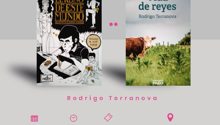 El escritor Rodrigo Terranova presenta “El reino de este mundo” y “Vida de reyes”