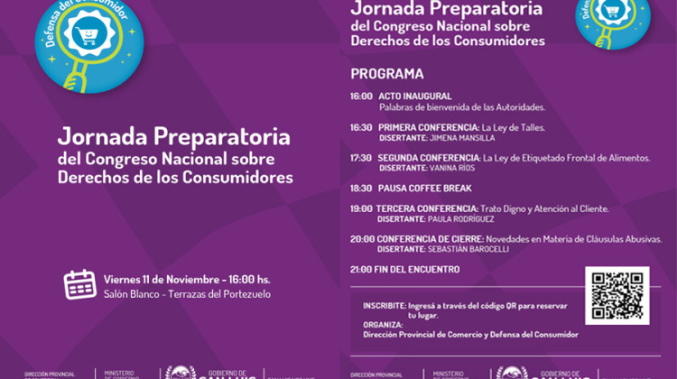 Se hará una jornada preparatoria del Congreso Nacional sobre los Derechos de los Consumidores