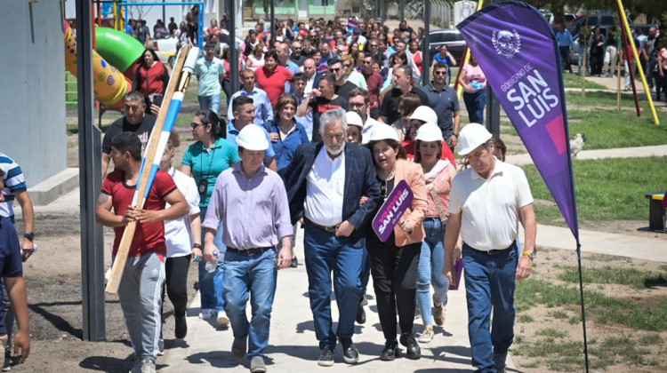 El gobernador inició el segundo día de visitas al interior provincial en Candelaria 