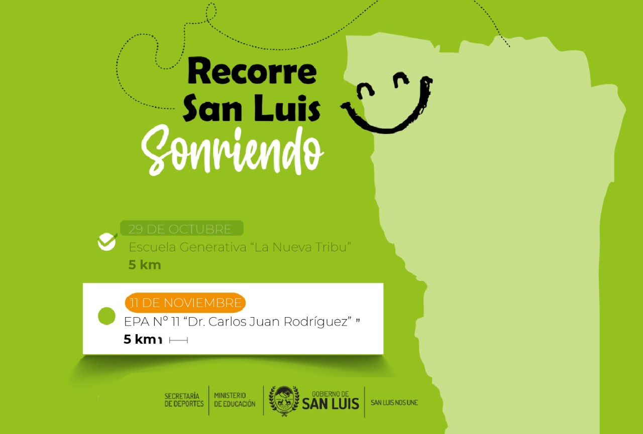Este viernes será la última correcaminata de “Recorre San Luis Sonriendo”